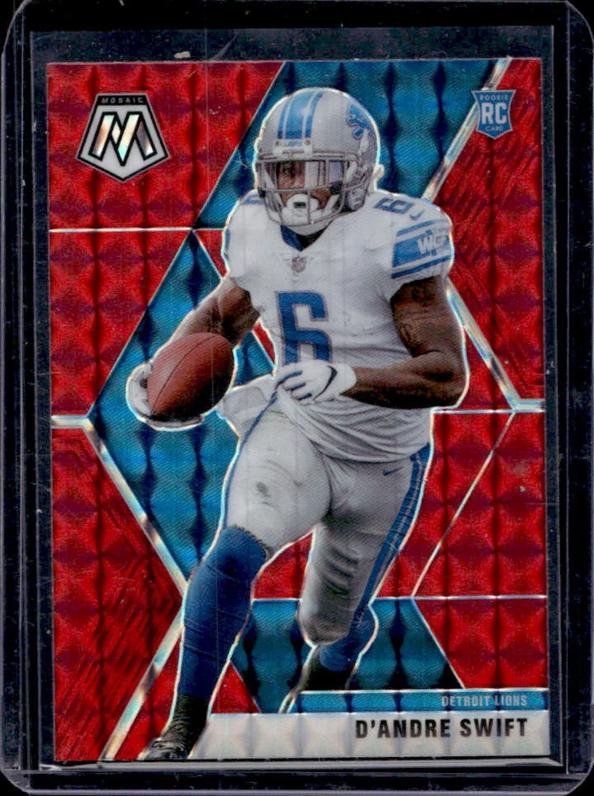 2020 Mosaic D Andre Swift RC Prizm Red Rookie #215 Lions