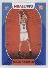 2020-21 Panini NBA Hoops Blue Aleksej Pokusevski #219 04ag
