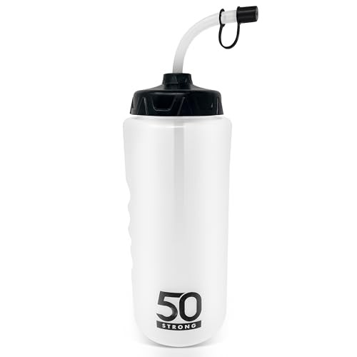 With Straw | Hockey Water Bottle With Long Straw | 1 Pack