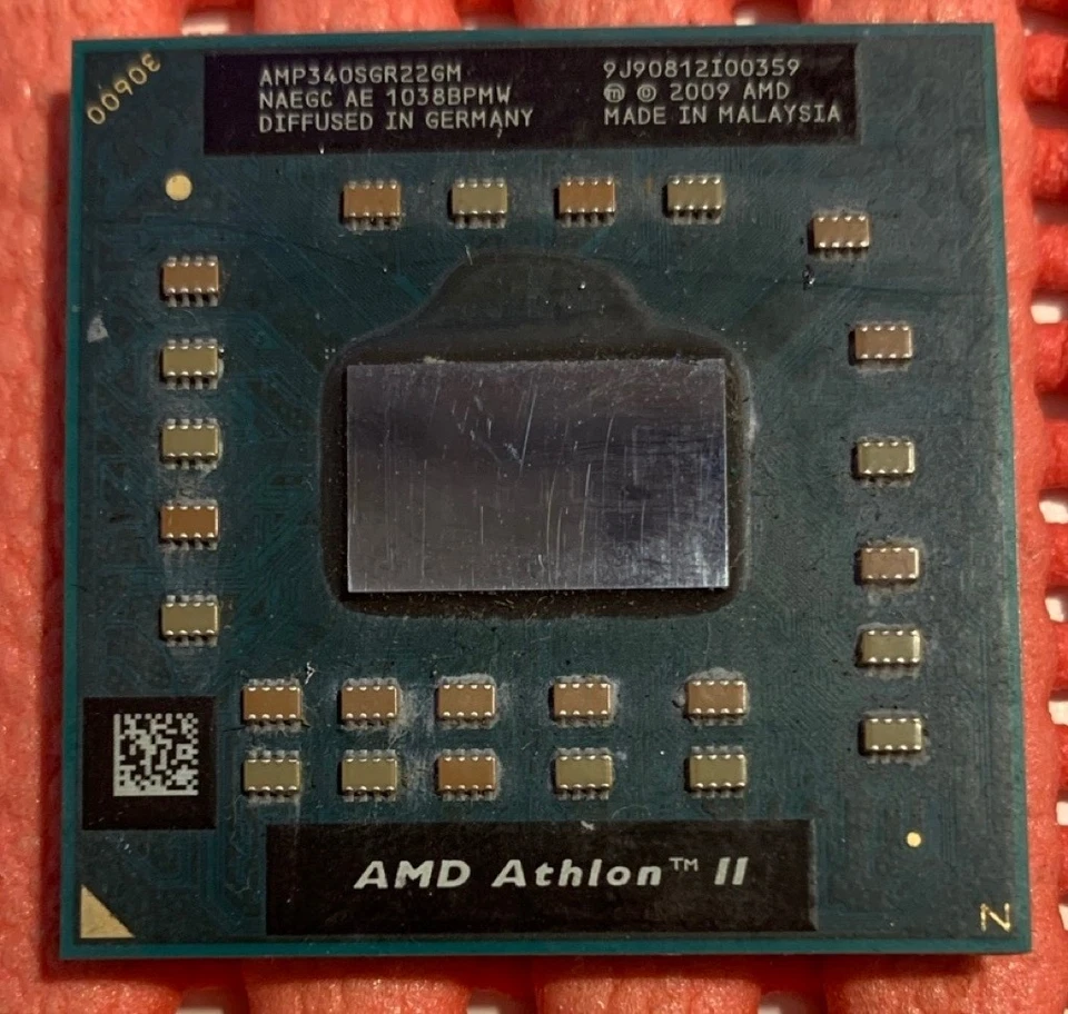 CPU AMD Athlon II Dual-Core Mobile P340 - AMP340SGR22GM - Immagine 3 di 3