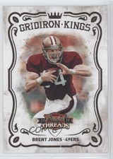 2010 Panini Threads Pro Gridiron Kings Brent Jones #33 0a1