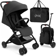 Jovial Lightweight Folding Travel Baby Stroller Reclining Seat Canopy 5-Point Ha