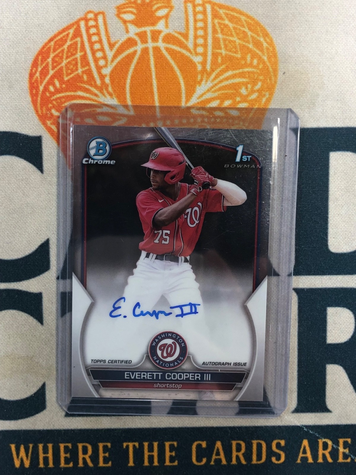 2023 Bowman Chrome EVERETT COOPER III Bowman 1st Autograph