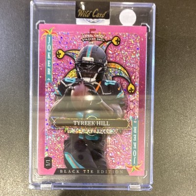 Wild Card 5 Card Draw Stacked Deck Black Tie Joker Tyreek Hill #214 Dolphins 1/1