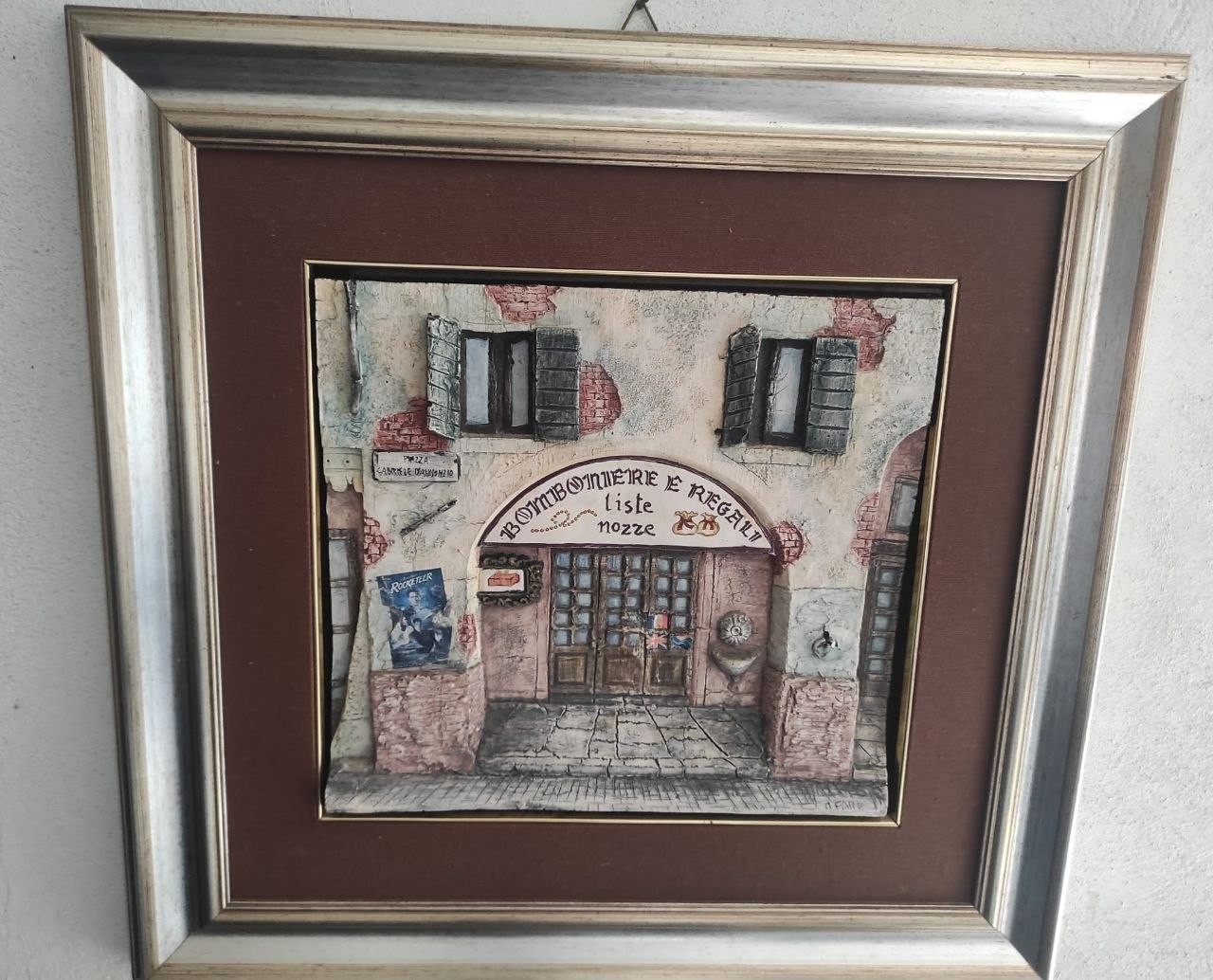 Istituto Grafico Italiano Bassorilievo Le Vie d Italia cm57x55