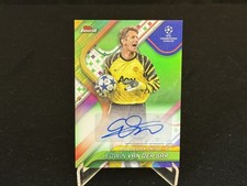 2024-25 Topps Finest UEFA EDWIN VAN DER SAR Magenta Wave Auto /99 #BA-EV