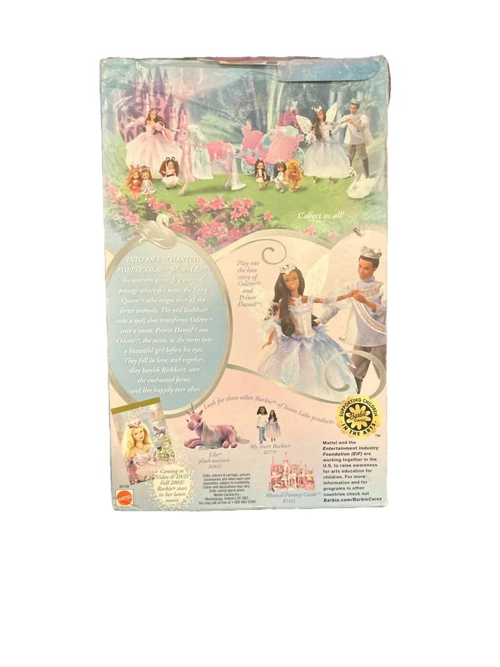 Barbie Lago de los Cisnes Ken 2003 muñeca afroamericana NRFB #B2769 Foto 3 de 4