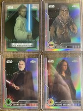 2023 Topps Chrome Star Wars Refractor Lot (4)