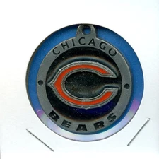 2004 Chicago Bears Siskiyou Sports Pendant Token Football Key Fob Medallion