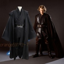 Anime Star Wars Jedi Knight Cosplay Costumes Suits Halloween Uniform Robe Set