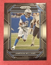 2022 Panini Chronicles - Prizm Black Jameson Williams #PB-13 (RC)