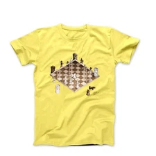 M.C. Escher Impossible Chess Artwork T-shirt