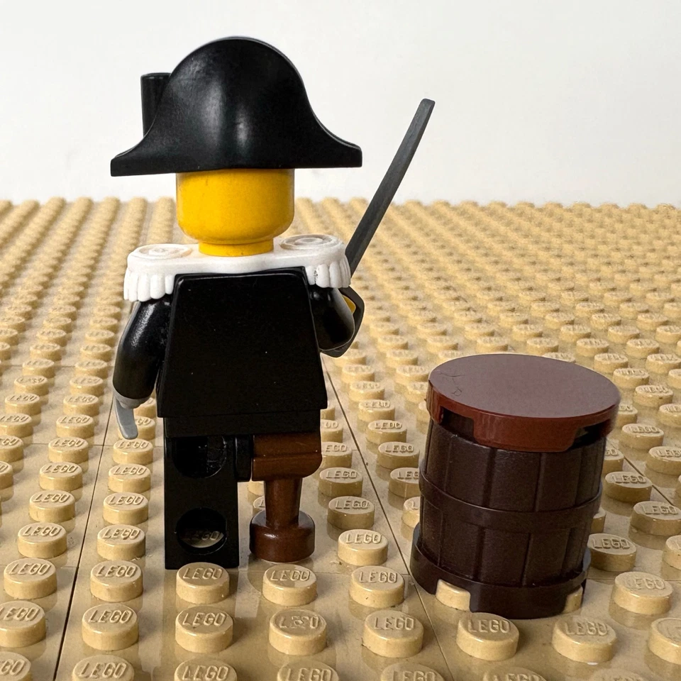 LEGO Piratas: Capitán Barba Roja, Barril, pi055, 6289, RED BEARD RUNNER, 1996 Foto 2 de 4