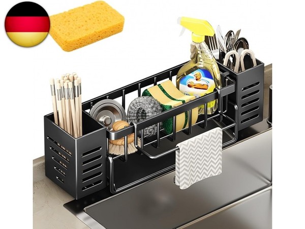 SpüLbecken Organizer Schmal - SpüLe Organizer Mit SpüLtuchhalter Und Au-image