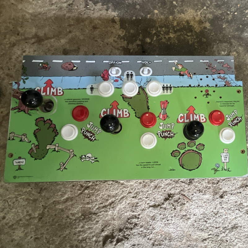 Arcade one up control board for Rampage Cabinet A1up