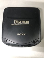 Sony Discman D-130 Mega Bass Portable Personal CD Player with unbranded headphon