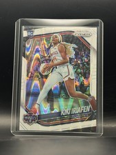2025 Panini Prizm WNBA - Kiki Iriafen #72 White Seismic Prizm (RC)