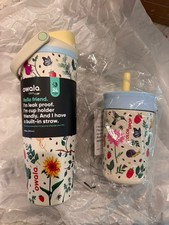 Owala Color Drop Mothers Day Garden Two Bottles 30 Oz And 12oz Kids Cup