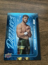 Action Andretti Dazzlers Blue 2025 Upper Deck AEW Wrestling Card Insert