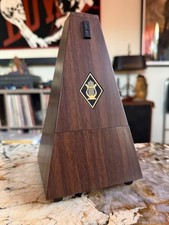 Metronome Mechanical Pendulm Wood Colored Plastic with Optional Bell Sound