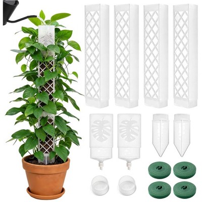 Kletterhilfe Pflanzenstütze Monstera Rankhilfe Bewässerungssystem 4 Stück 24,5cm
