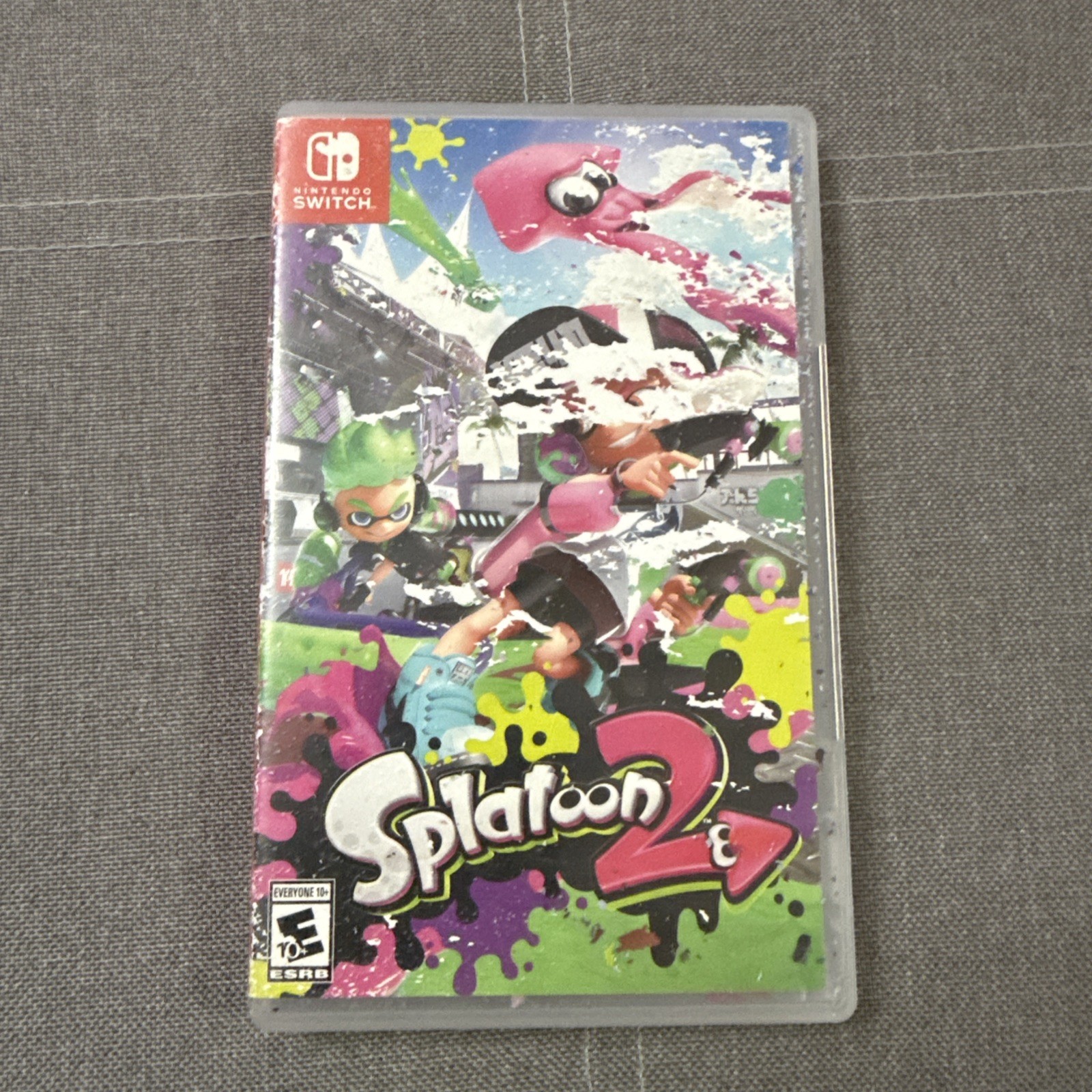 Splatoon 2 - Nintendo Switch Game Cover Damaged Game Works Great