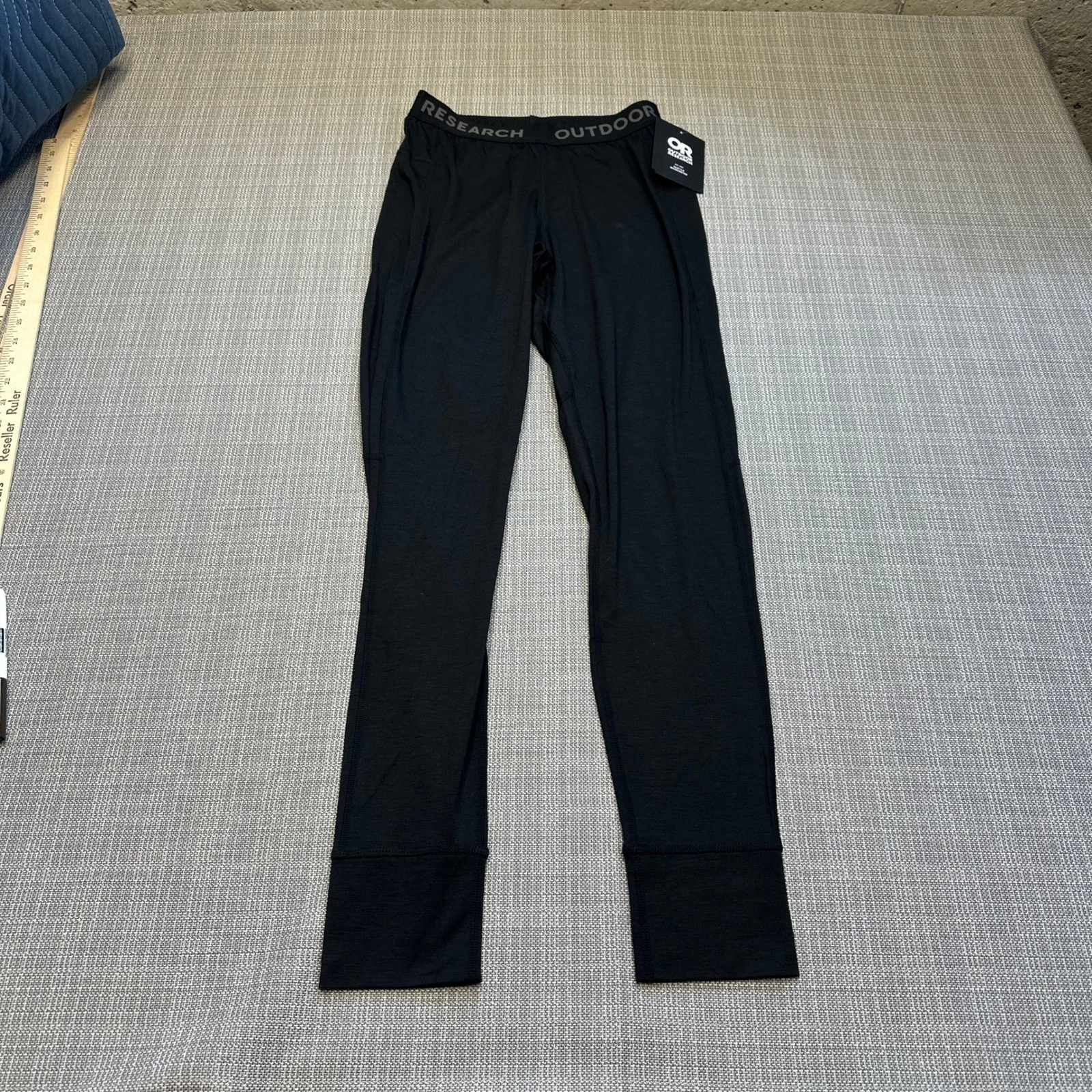 Outdoor Research Alpine Onset Merino 150 Leggings Women XS Black Base Layer 1971