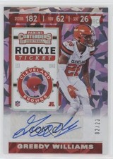 2019 Panini Contenders Cracked Ice 2/23 Greedy Williams #241 Auto 1q7