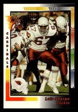 Luis Sharpe 1992 Wild Card #34 Phoenix Cardinals FOOTBALL *079