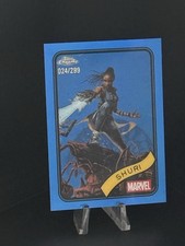 Shuri 2025 Topps Chrome Marvel Blue Refractor 24/299 #96