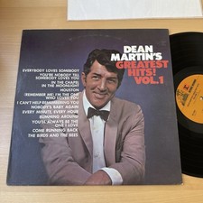 DEAN MARTIN 1st Press LP ' GREATEST HITS VOL. 1 ' 1968 Original Vinyl NICE Copy