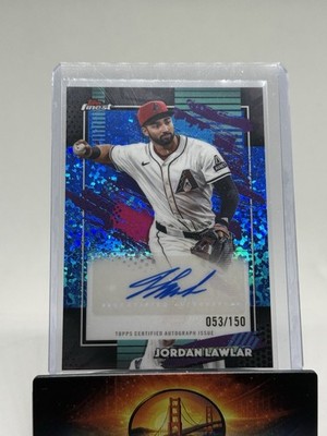 2026 Topps Finest - Finest Autographs Jordan Lawlar #FMA-JLAW Blue Diamonds /150