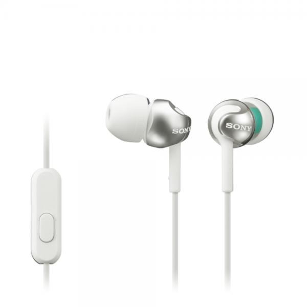 Sony Bianco Mdr-Ex110ap (Nessuna Cancellazione Del Rumore, Cablato), Cuffie, - Immagine 2