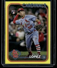 2024 Topps #573 Irving Lopez Yellow