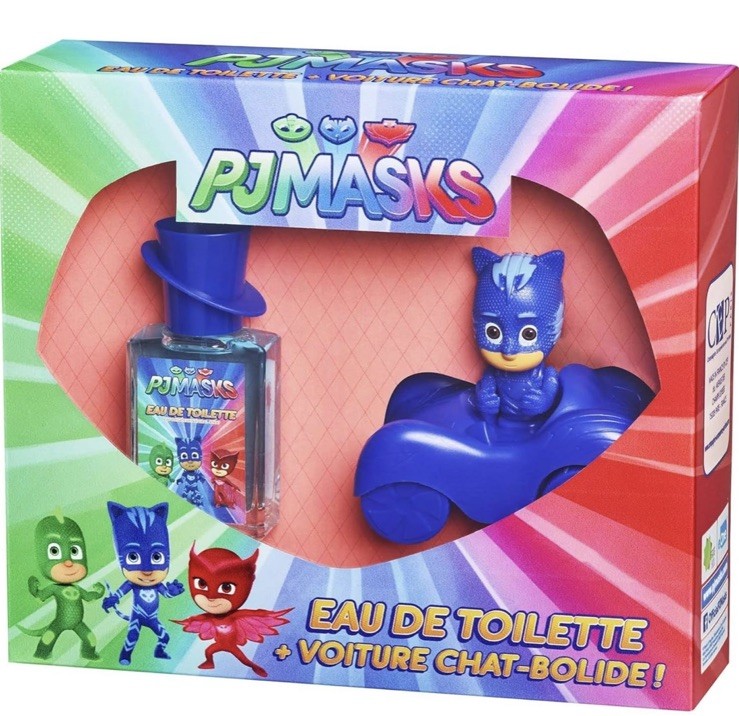 Eau de toilette enfant PJMASKS en coffret cadeau de parfum doux pour l'école
