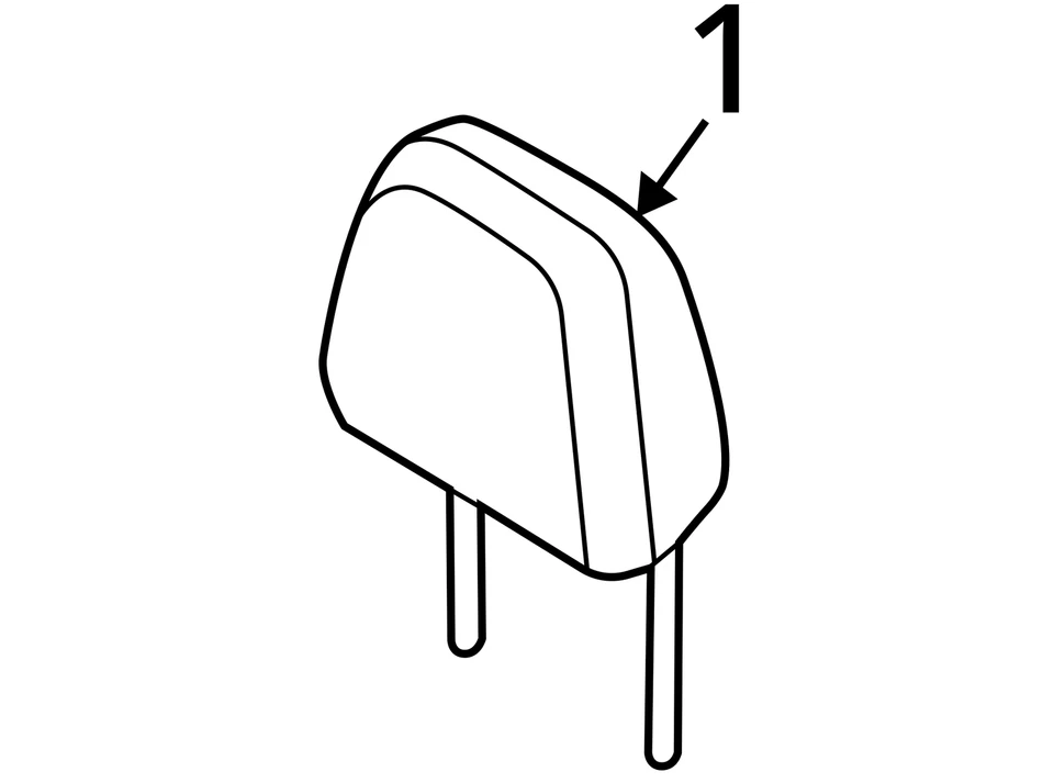 Reposacabezas delantero izquierdo o derecho BMW M4 G83 cuero naranja kyalami 2021-2025 OEM Foto 4 de 4