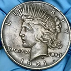 1921 Peace Silver Dollar XF/AU Key Date