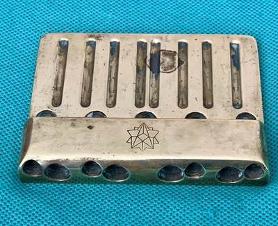Vtg Stars Guitars Original Logo Bass Guitar Gold Bridge