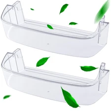 2 Pack WPW10430639 W10324876 Freezer Door Shelf Bin for Whirlpool Kenmore