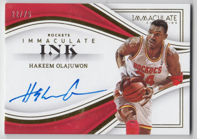HAKEEM OLAJUWON　オラジュワン　直筆サインカード　AUTO　NBA 2025-26 Topps Basketball Marks of Excellence #ME-HO Hakeem
