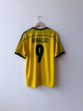   RARE  Nike Brazil Retro 1998 Ronaldo 9 Jersey