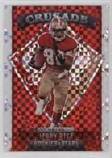 2021 Panini Rookies & Stars Crusade Red Plaid Prizm Jerry Rice #CR-18 HOF 1m5u