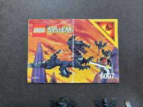 LEGO Fright Knights 6007 Bat Lord Minifigure with Dragon Lower Quality