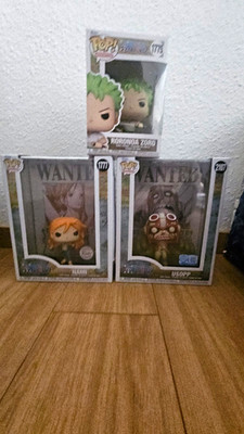 Funko Pop! Animation One Piece 3er-Set Zoro 1775 Nami 1777 Usopp 2107