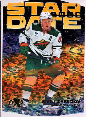 KIRILL KAPRIZOV 2023-24 EX-2000 E-X 2000 Star Date 3000 Gold Speckle SP #12/25