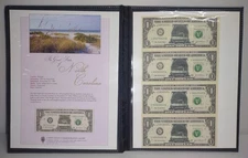 The Great State Of Texas, 1 Sheet Uncut $1 Bills, US Commemorative Gallery