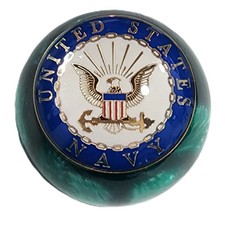 Pearl Green United States Navy Shift Knob 12-13 Female Threads