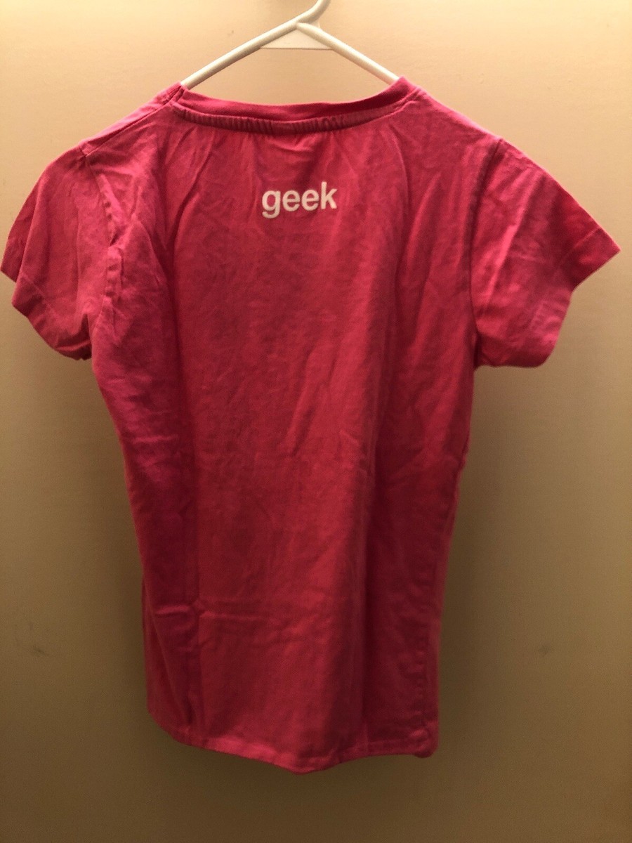 Microsoft Geek Girls Cu Te Short Sleeve T-Shirt Pink XL