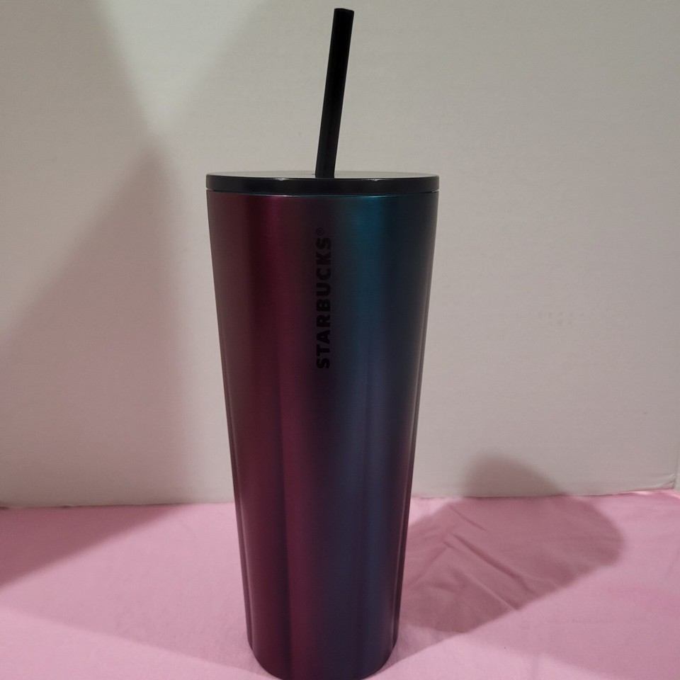 Starbucks Stainless Steel holiday 2021 Scalloped Sparkle Green Tumbler