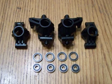 Fit Traxxas 1/10 Wide-Maxx Steering Caster Blocks Carriers Hub Front Rear 89086